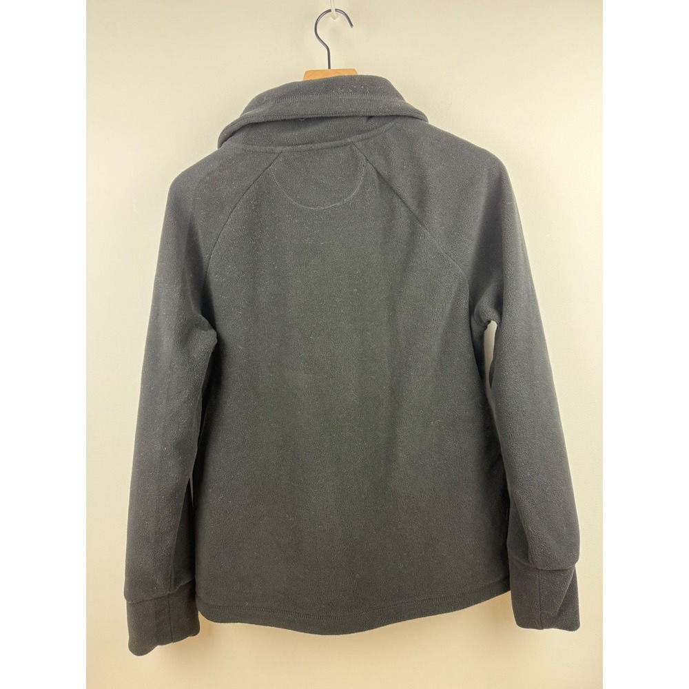 Calvin Klein Performance Fleece Full Zip Jacket L‎ Womens Black Quick Dry - Picture 4 of 9